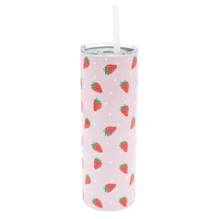 Bashful Strawberry Fields Tumbler
