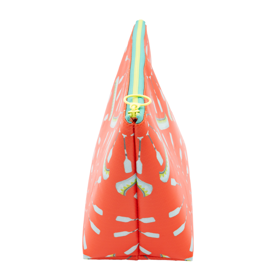 Coral Canoe and Oars Dew Drop Ditty Bag