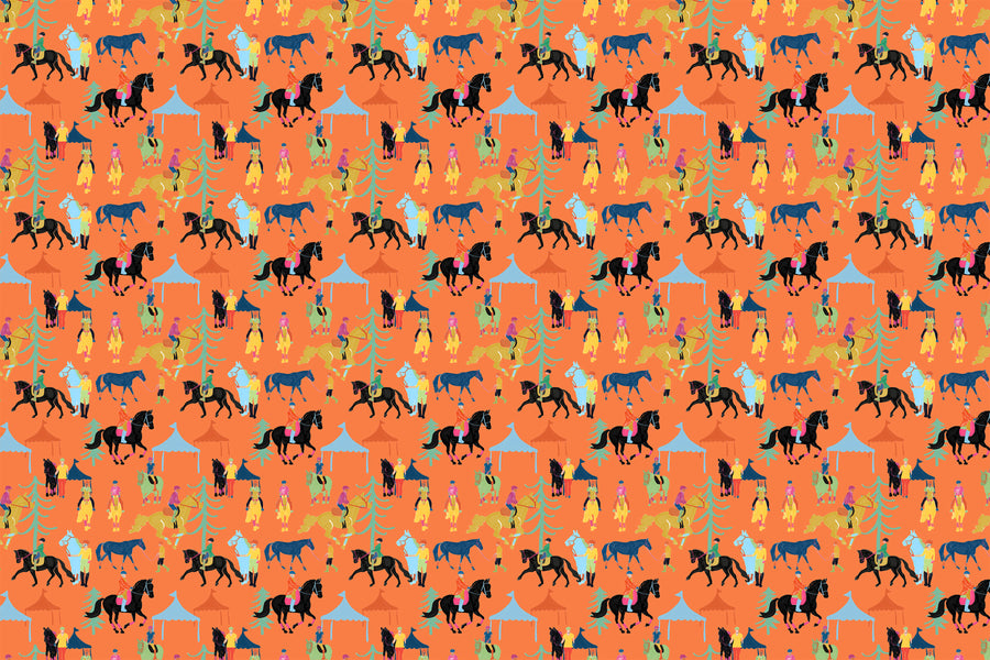 Coral Showstopper Fabric