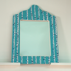 Cyan Birch Upholstered Mirror