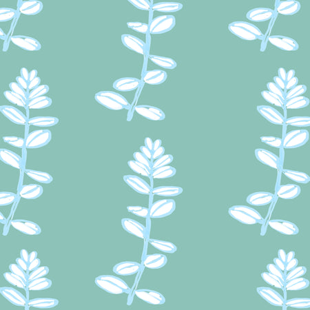 Cyan Simply Boxwood Fabric