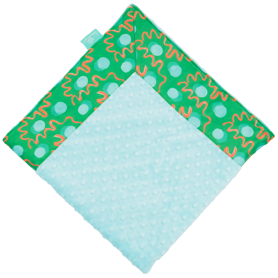 Emerald Fete with Saltwater Minky Baby Blankie