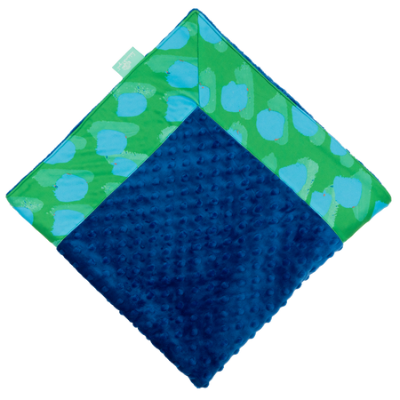Emerald Together with Royal Minky Baby Blankie