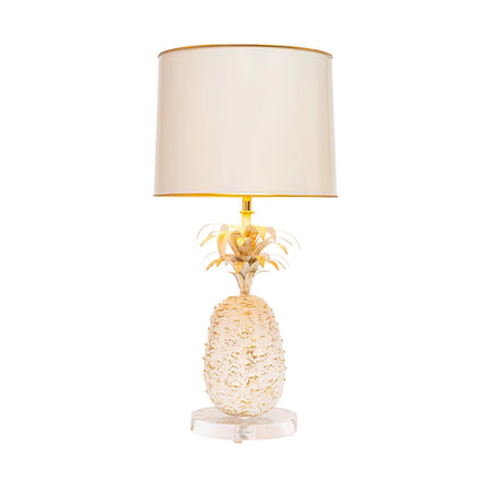 White Pineapple Lamp Stray Dog