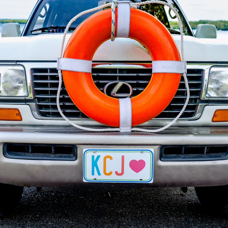 KCJ Vanity License Plate