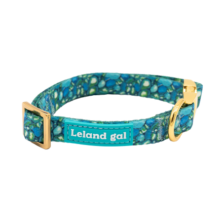 Leland Blue Pet Collar, Sm