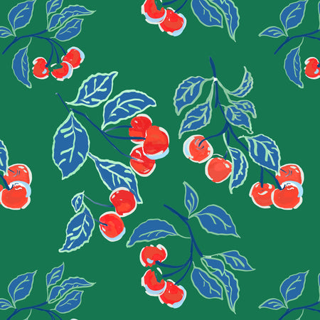 Meadow Cherries Jubilee Fabric