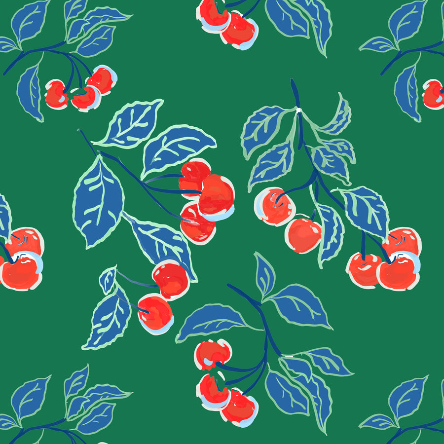Meadow Cherries Jubilee Fabric