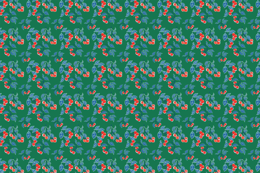 Meadow Cherries Jubilee Fabric