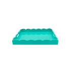Milk Glass Lacquered Tray, Medium