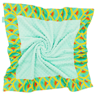 Milk Glass Over The Moon with Opal Minky Baby Blankie