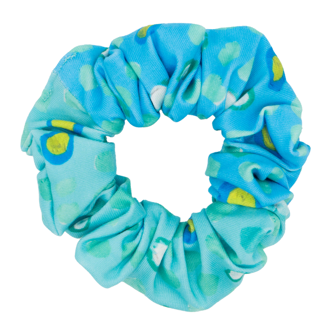 Mist-Adriatic Maidenhair Mambo Two Tone Scrunchie