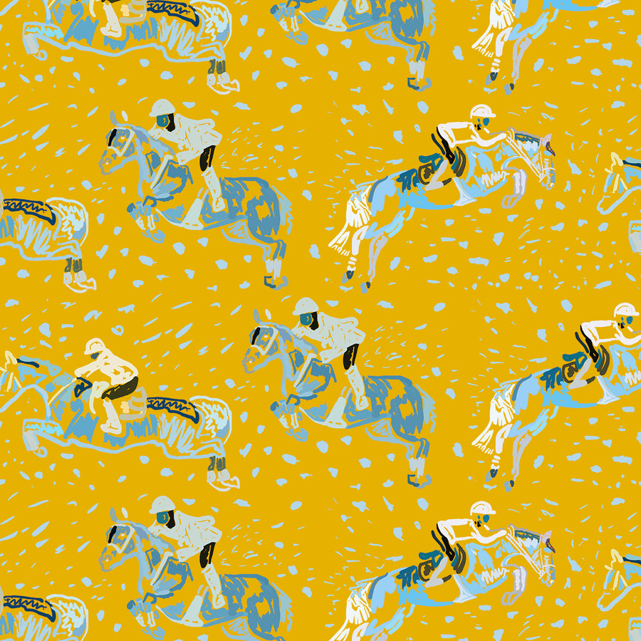 Mustard Done and Dusted Fabric