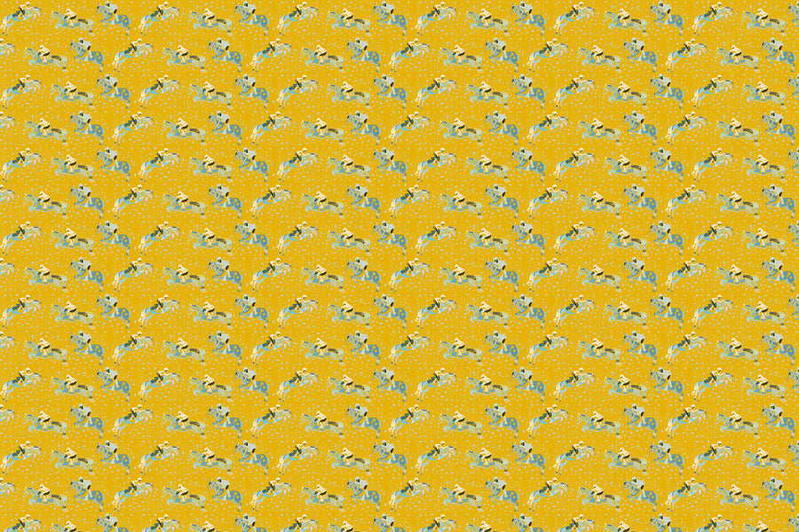 Mustard Done and Dusted Fabric