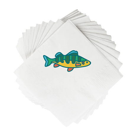 NOPO Perch White Cocktail Napkins