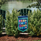 Navy Crest KCJ Garden Flag