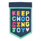 Navy Crest KCJ Garden Flag