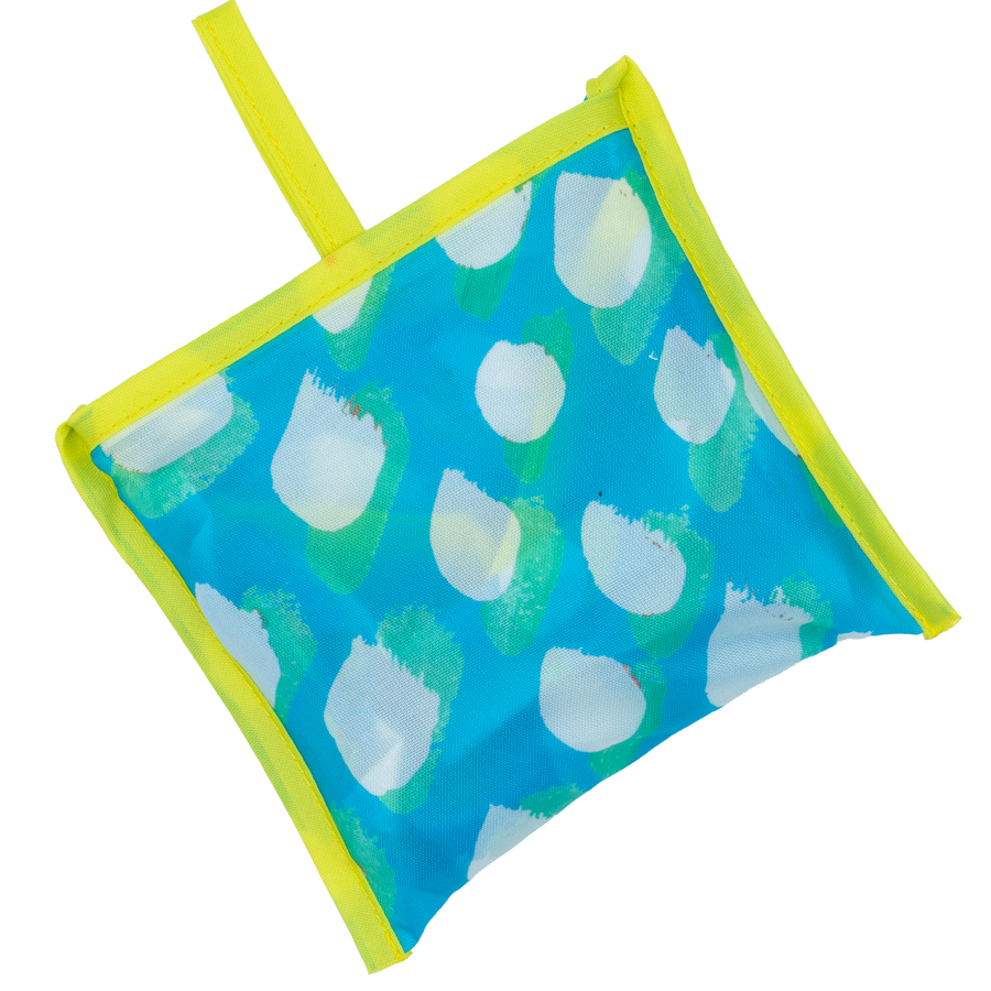 Oxford Blue Nylon Shopper Bag