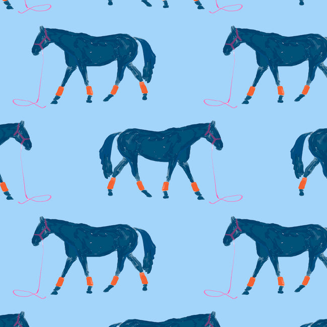 Powder Blue Big Blue Fabric