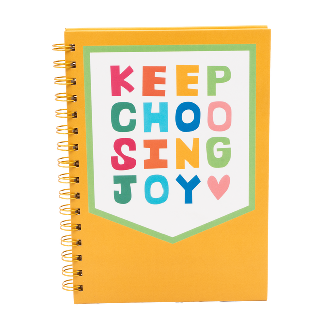 Saffron Keep Choosing Joy Spiral Journal