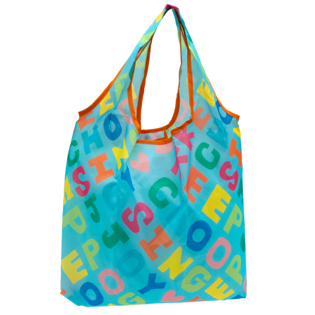 Sky Keep Choosing Joy Nylon Shopper Bag