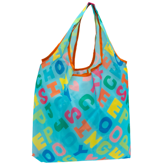 Sky Keep Choosing Joy Nylon Shopper Bag