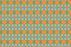 Soft Orange Pickleball Lattice Fabric
