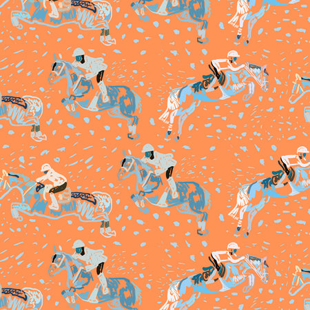 Soft Orange Done and Dusted Fabric