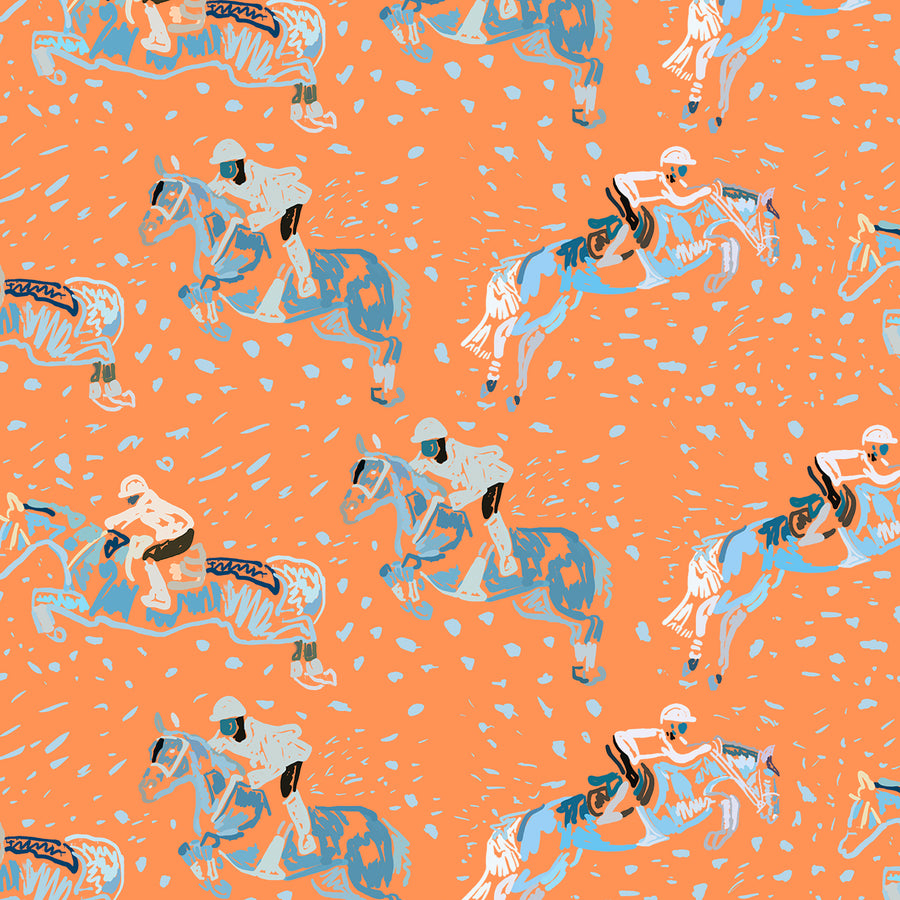 Soft Orange Done and Dusted Fabric