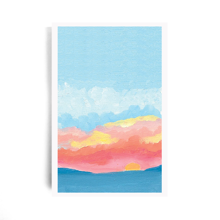 Sunset Notepad