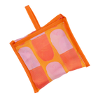 Tangerine Sock It To Me Nylon Shopper Bag