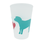 Turquoise Puppy Love Shatterproof Cup Set