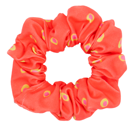 Watermelon Dots Scrunchie