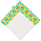 White Over The Moon with White Minky Baby Blankie