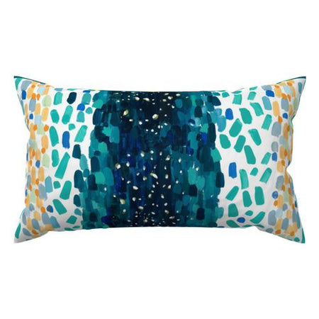 Meteor Shower Outdoor Lumbar Pillow