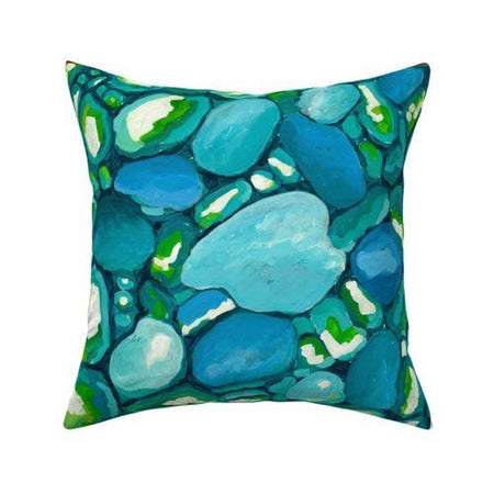 Leland Blue Indoor Square Pillow