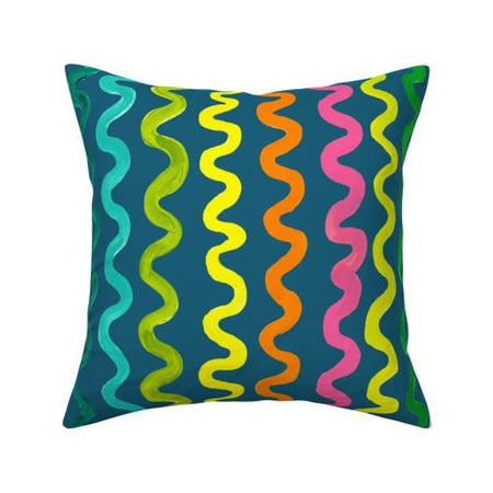 Nightfall Flourish Outdoor Square Pillow