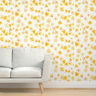 White Daffodil Disco Wallpaper