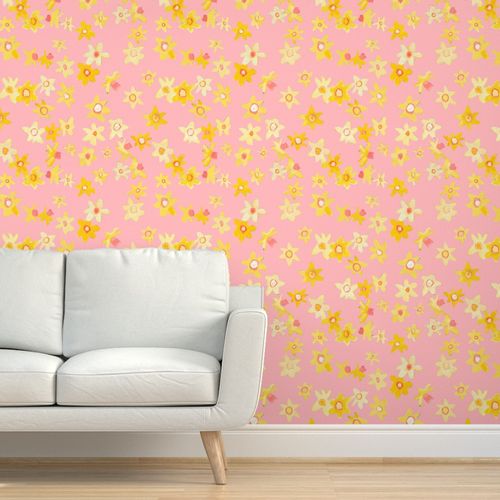 Bashful Daffodil Disco Wallpaper