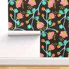 Mink Peony Waltz Wallpaper