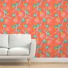 Poppy Peony Waltz Wallpaper