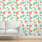 White Peony Waltz Wallpaper