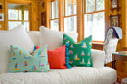 Seagreen Summer Sail Indoor Lumbar Pillow