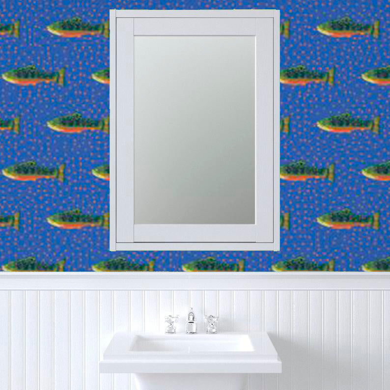 Periwinkle Brook Trout Wallpaper