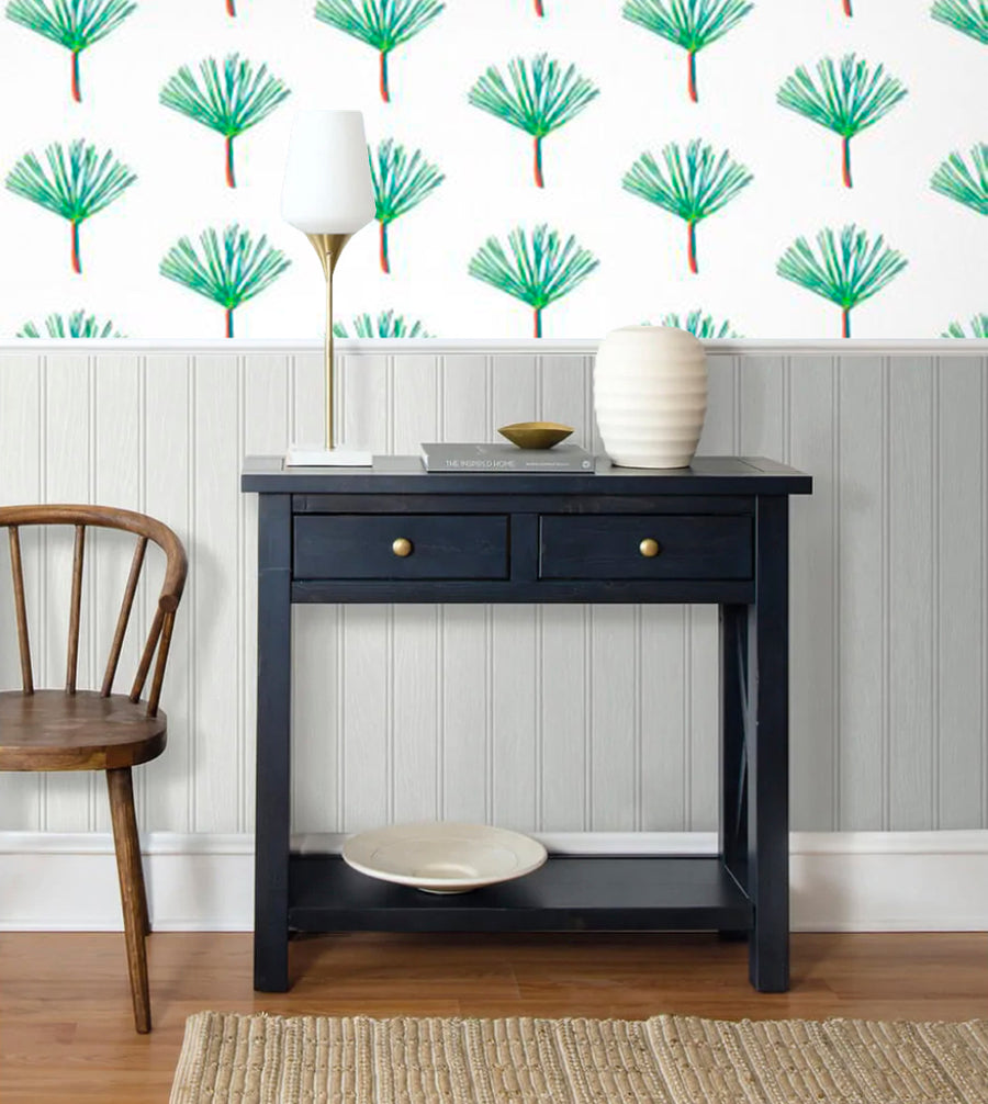 Pine for you in White Wallpaper