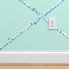 Turquoise Birch Lattice Wallpaper