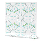 White Canoes and Oars Wallpaper