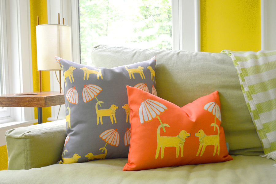 Mineral Dog Day Afternoon Indoor Square Pillow