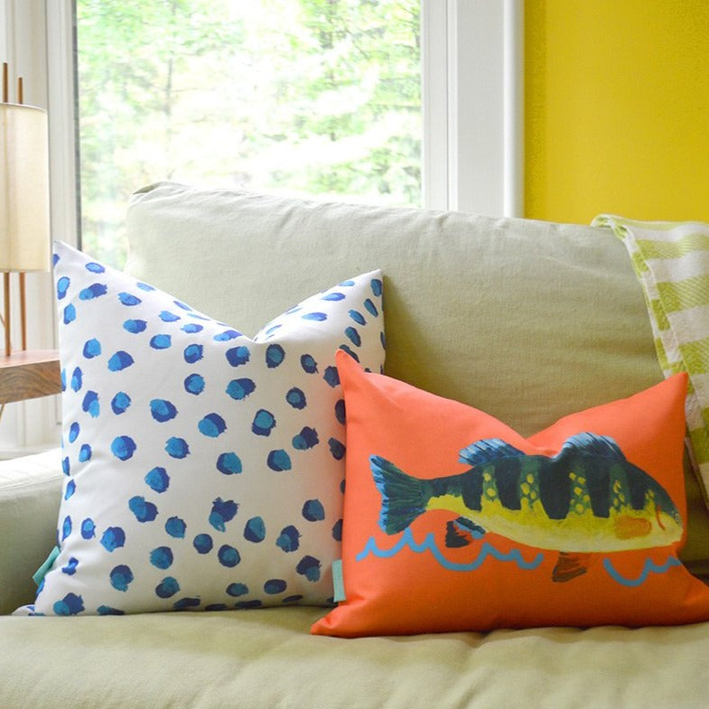 Grapefruit Perch Indoor Lumbar Pillow