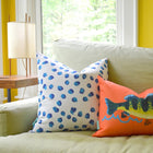 Blueberries Indoor Square Pillow